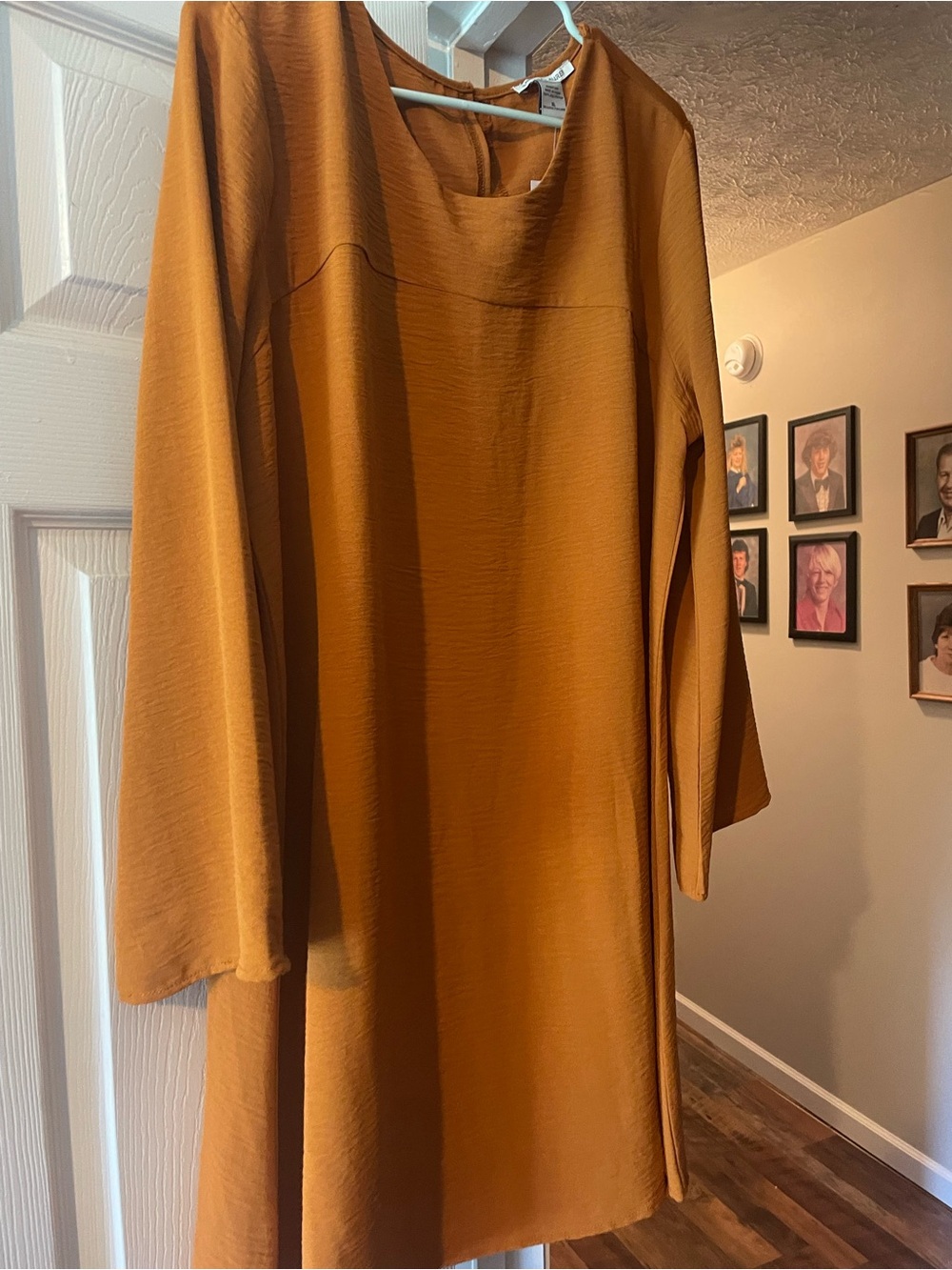 Women’s Mini Dress in Burnt Orange color